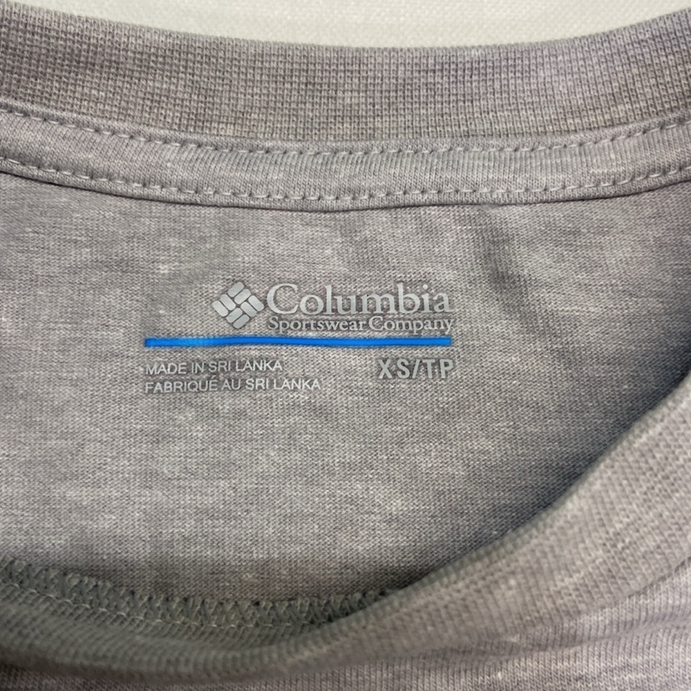 Columbia North Cascades Relaxed Tee Shirt Grey Size XS - Picture 8 of 12